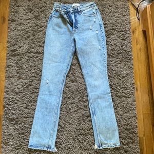 Abercrombie 90s skinny high rise
